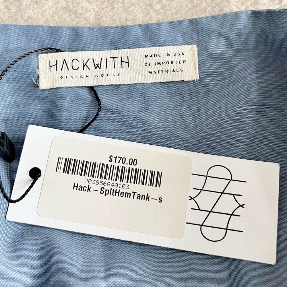 NWT Hackwith Design House Split Hem Cropped Tank … - image 10
